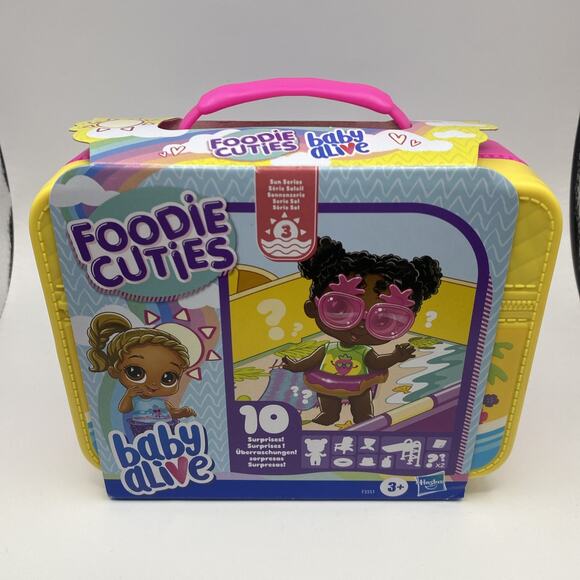 Baby Alive Other - Baby Alive Foodie Cuties 10 Surprises 3-Inch Doll Sun Series 3 NEW Free Shipping